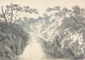 Landschap met Waterval